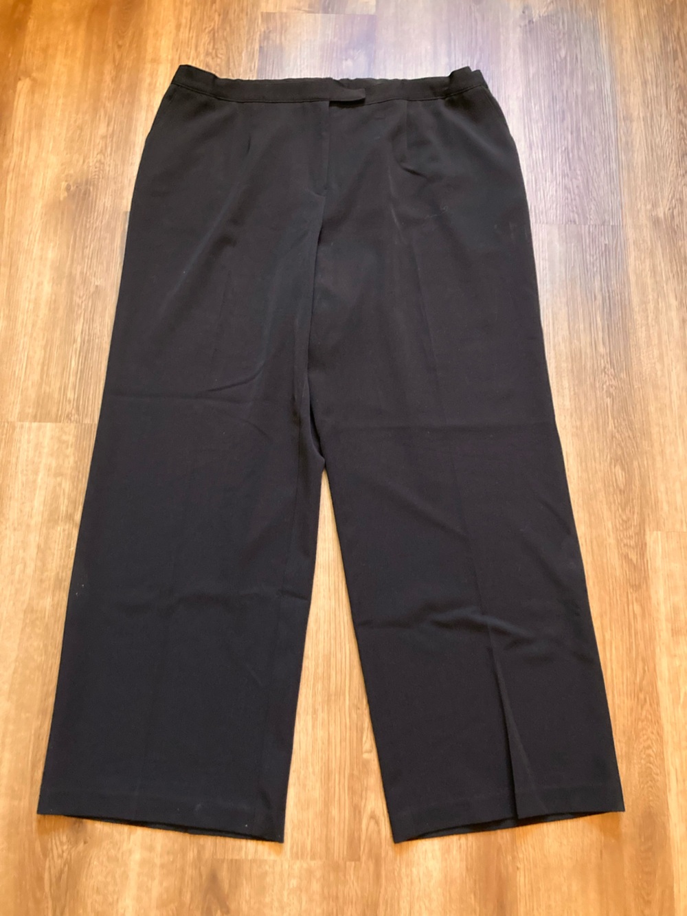 Classic Wide-Leg Black Pants 20W (Taken In ~18W)